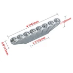 Utopia Alley Gleam 8 Crystal Pull Handle -polished Chrome Metal 1.3". Fixed Price $62.80.
