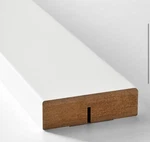 Ikea Rounded Deco Strip High Gloss White, 87 " Forbattra 704.176.65. Fixed Price $40.00.