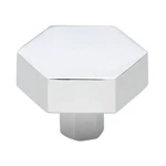 Gliderite 1-1/2 In. Polished Chrome Solid Hexagon Cabinet Drawer Knobs (9-PACK). Fixed Price $24.95.
