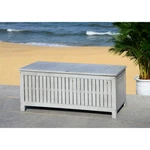 Safavieh Outdoor Collection Abri 47.63-INCH Length Cushion Box Grey Wash. Fixed Price $214.24.