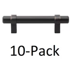 *10-PACK* Gliderite 3 In. Center-to-center Euro Style Oil Rubbed Bronze Bar Pull. Fixed Price $25.99.