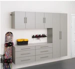 Prepac Hangups 90-INCH 5-PIECE Storage Cabinet Set For Sale. Fixed Price $600.00.