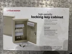 Office Depot High-security Wall Mountable Locking Key Cabinet 30 Tags Nib. Fixed Price $14.98.