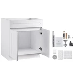 Uimoso Shaker Base Cabinet 30" X 24"D 34.5"H Ready To Assemble White. Fixed Price $146.99.