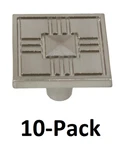 *10-PACK* Gliderite 1-1/4 In. Satin Nickel Craftsman Square Cabinet Knobs. Fixed Price $18.99.