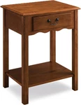 Salem Solid Wood Nightstand With Drawer Shelf, Medium Oak Brown, Perfect For. Fixed Price $291.99.