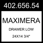 Ikea Maximera Drawer Low White 24X14 3/4" 402.656.54. Fixed Price $121.99.