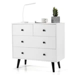 Costway Sturdy Wooden Storage Organizer Free Standing Sideboard Cabinet White. Fixed Price $94.99.