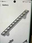 Gliderite 3-3/4" Cc K9 Crystal Cabinet Dresser Drawer Pull Chrome 9052-96-CR-1. Fixed Price $6.75.