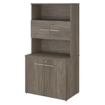 Office 500 Tall Storage Cabinet With Doors Modern Hickory - Engineered Wood. Fixed Price $851.99.