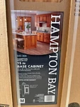 Hampton Bay 15 In. W X 24 34.5 Assembled Base Kitchen Cabinet Medi. Fixed Price $116.95.