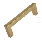 10 Pack Gliderite 3-3/4 In Cc Brass Gold Solid Square Slim Pull 21683-96-BG. Fixed Price $35.95.