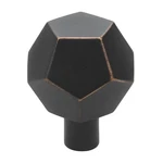 Gliderite 1-1/2 Inch Solid Faceted Polygon Cabinet Hardware Knob 5826-ORB. Fixed Price $5.97.