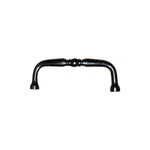 Vintage Colonial Style Cabinet Handle Pull, Black Nickel Finish, Solid Brass. Fixed Price $9.99.