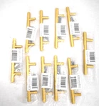 Lot Of 10 Gliderite Hardware Solid Steel Satin Gold 3-3/4" Center Pull. Fixed Price $13.99.