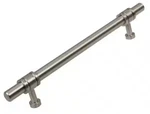 Gliderite 8 " Satin Nickel Steel Barrel Ring Cabinet Drawer Pulls (6PACK). Fixed Price $23.80.