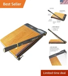 Contemporary Design 15-INCH Wood Guillotine Paper Cutter With. Fixed Price $176.67.
