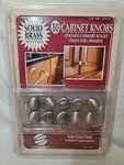 10 Solid Brass 1" Drawer Pull Knobs Kitchen Cabinet Brushed Satin Nickel Finish. Fixed Price $14.95.