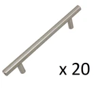 *lot Of 20* Gliderite 5 In. Stainless Steel Finish Solid Handle Bar Pulls *new*. Fixed Price $33.99.