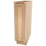 9" Unfinished Poplar Shaker Style Kitchen Base Cabinet. Fixed Price $189.00.