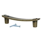 2X Rok Rift Bridge Zen Arch Honey Brass Cabinet Handle Pull 3-3/4" P05196HNY. Fixed Price $23.34.