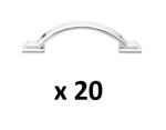 *20* Gliderite 3 In. Center-to-center Polished Chrome Arched Square Cabinet Pull. Fixed Price $29.99.