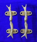 Joint Lucky Golden Fish Door Handle Brass Victorian Style Cabinet Dec BM1. Fixed Price $153.00.