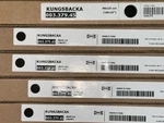 Qty Ikea Kungsbacka 18X10 Black Anthracite Drawer Front 003.379.45 New. Fixed Price $50.00.