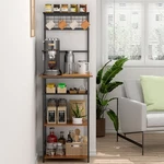 5 Tier Coffee Bar Station, Kitchen Stand With 4 S-shaped Hooks, Farmhouse Cor.... Fixed Price $67.97.