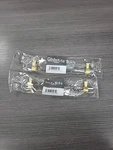Gliderite 1/4" Center Clear Acrylic Cabinet Pull Satin Gold 4718-128-SG-1. Fixed Price $6.89.