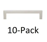 *10-PACK* Gliderite 5 In. Center-to-center Satin Nickel Solid Square Bar Pulls. Fixed Price $29.99.