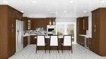 Rta Wood 10X10 Traditional Regal Mahogany Kitchen Cabinets Dark Brown. Fixed Price $6999.99.