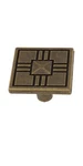 Lot 10 Gliderite 1-1/4" Craftsman Square Cabinet Knob Antique Brass 82929-AB-1. Fixed Price $34.00.