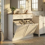 2 Drawers Tilt Out Double Trash Can Cabinet Holder Kitchen. Fixed Price $179.99.