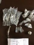 (7) Gliderite 3" Cc Braided Kitchen Cabinet Drawer Pull Satin Nickel & 8CK Knobs. Fixed Price $11.50.