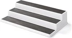 Copco Non-skid 3-TIER Spice Pantry Kitchen Cabinet Organizer, White/gray. Fixed Price $23.40.