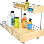 Lynk Professional Select Pull Out Under Sink Kitchen Cabinet Organizer - 11. Fixed Price $167.42.