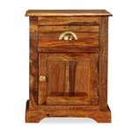 Nightstand Storage Bedside Table For Home Bedroom Solid Wood Acacia Vidaxl. Fixed Price $221.99.