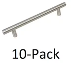 *10* Gliderite 6-1/4 In. Thick Solid Long Stainless Steel Finish Bar Handle Pull. Fixed Price $27.99.
