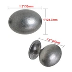 Utopia Alley Danbury Oval Cabinet Ring Pull - Antique Iron Metal Knobs 1.3". Fixed Price $7.83.