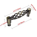Utopia Alley Aire Pull -antique Brass Metal Drawer Handle, 3.8". Fixed Price $37.52.