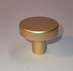 25 Round Brushed Gold Metal Pulls Handles Knobs Hardware Modern Contemporary. Fixed Price $29.00.