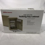 Office Depot Brand 12 1/8" X High-security Locking Cabinet For 30 Keys. Fixed Price $23.99.