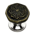 Lot Of 16: Mascot Hardware 1.46" Dia. Octagon Cabinet Knobs, Ceramic SWIRL,CK460. Fixed Price $19.99.