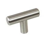 10 Pack Gliderite 2-3/8" Thick Solid Stainless Steel Finish T-bar Cabinet Knobs. Fixed Price $13.99.