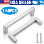 Brushed Nickel Modern Kitchen Cabinet Handles Bar Pulls Drawer Stainless Steel. Fixed Price $17.86.