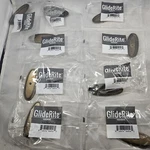 9 Gliderite 3" Thin Oblong Ring Cabinet Knob Backplate Antique Brass 1034-AB-1. Fixed Price $19.51.