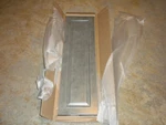Damaged New Open Klearvue Cabinetry 478-4002 Aspet Hazel 12"W X 40"H Door Front. Fixed Price $49.99.