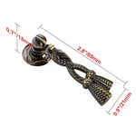 Utopia Alley Draper Cabinet Ring Pull Knob - Antique Brass Metal 2.7". Fixed Price $12.53.