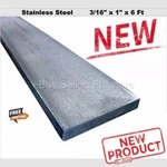 3/16 Thick Stainless Steel Flat Bar Stock 1" X Feet 304 Mill Finish 72 Inch. Fixed Price $41.29.